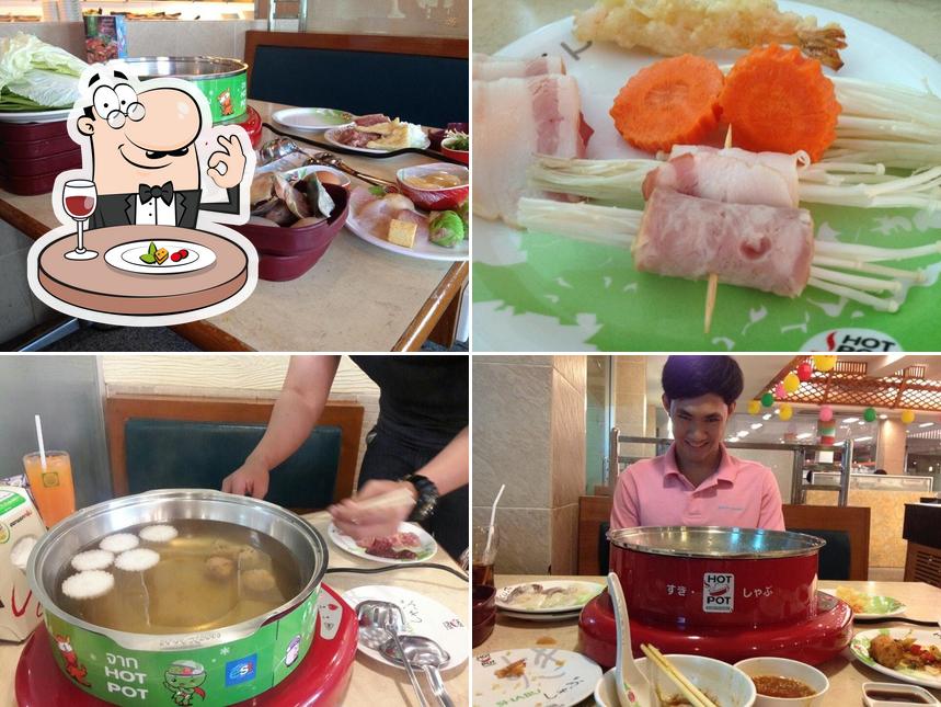 HOT POT BUFFET ฮอท พอท บฟเฟต เวยงตาก พลาซา restaurant Rahaeng