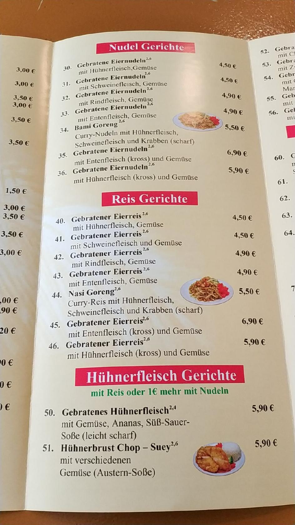 Speisekarte Von Vietnam Thai Bistro Restaurant Rostock 40500 Hot Sex