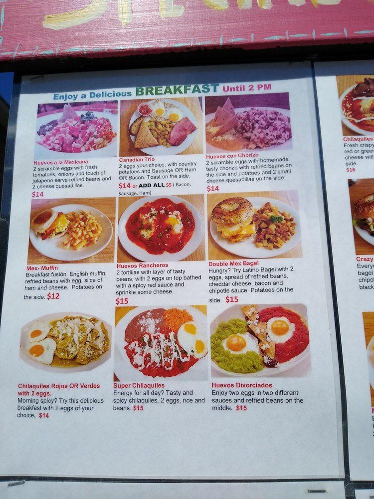 Menu At La Fiesta Latina Restaurant Ottawa