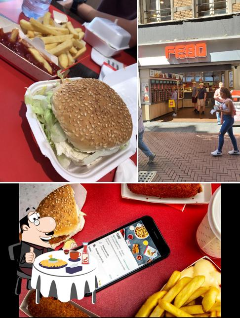 Commandez un hamburger à FEBO Amsterdam - Nieuwendijk 220