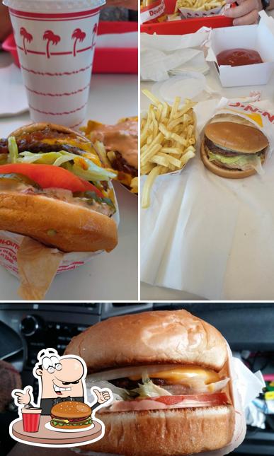 Try out a burger at In-N-Out Burger