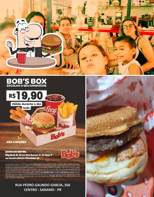 Consiga um hambúrguer no Bob's