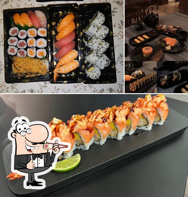 Scegli le varie opzioni di sushi