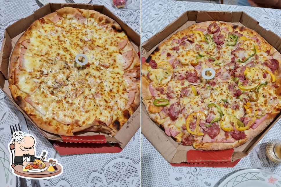 Experimente pizza no Pizzaria Curitibana