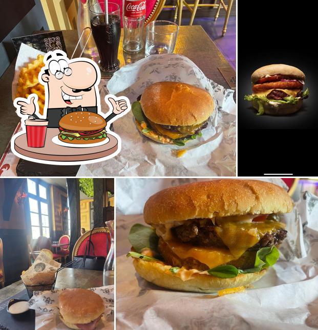 Commandez un hamburger à Brasserie - Burger Monsieur Le Baron