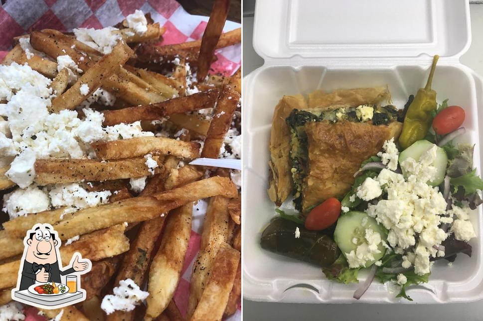 Food at Authentic Greek Food Truck