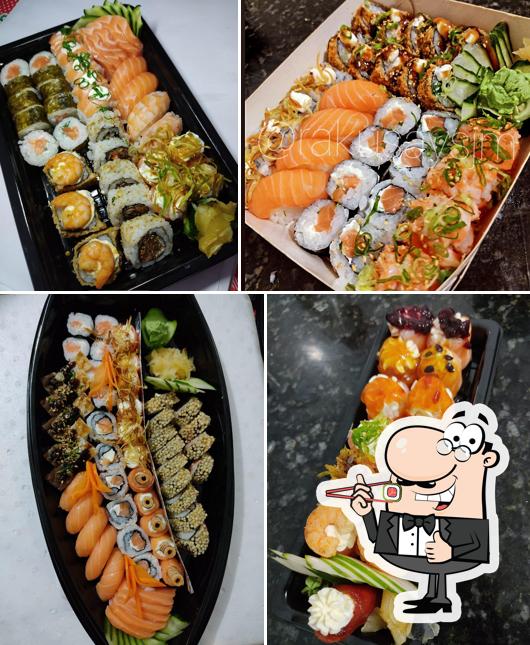 Experimente diversas opções de sushi