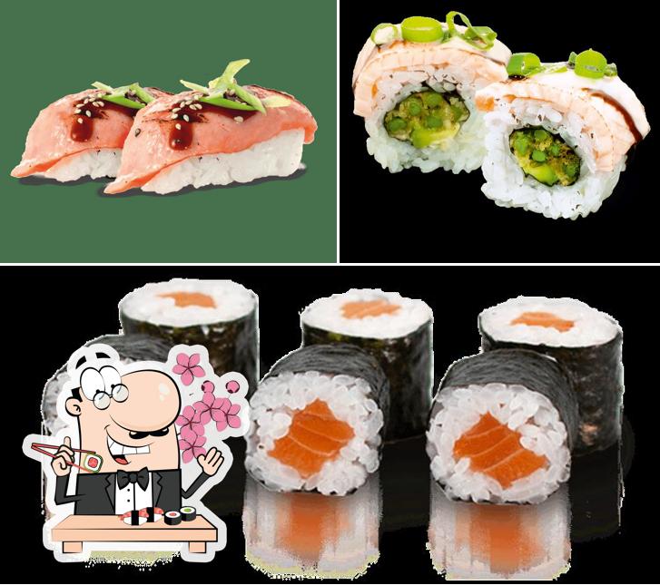 Commandez de nombreuses options de sushi