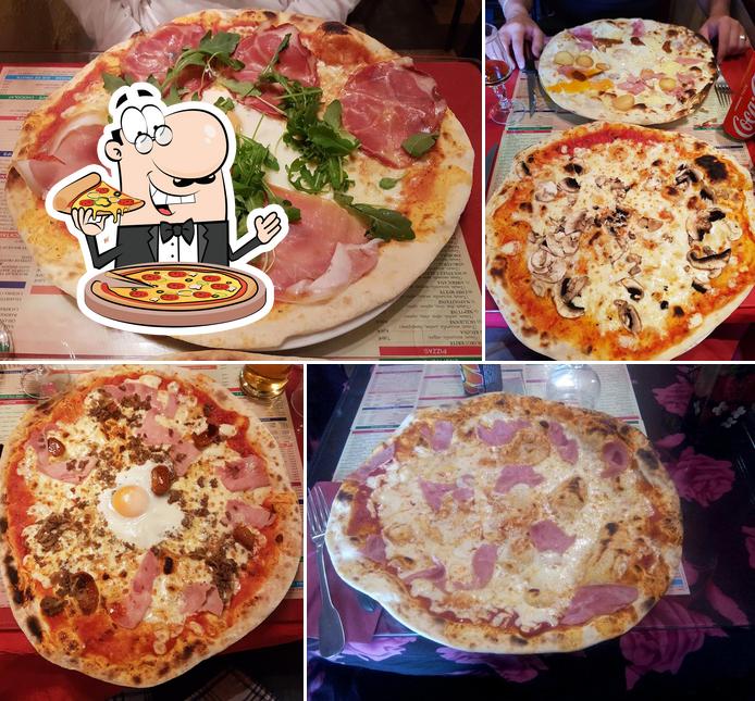 Choisissez des pizzas à Pizzeria San Marco