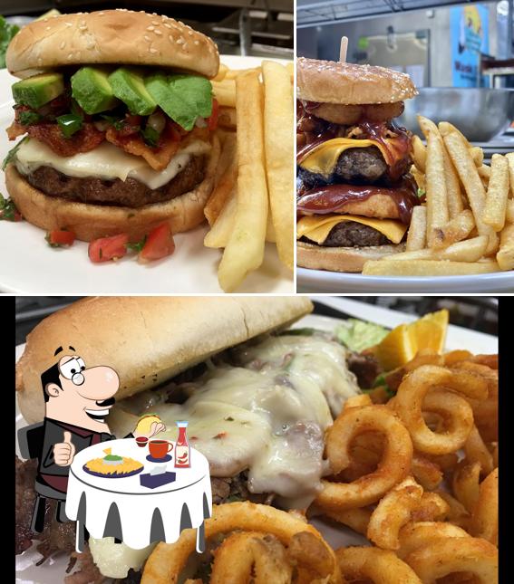 Try out a burger at Daniel's Restaurant