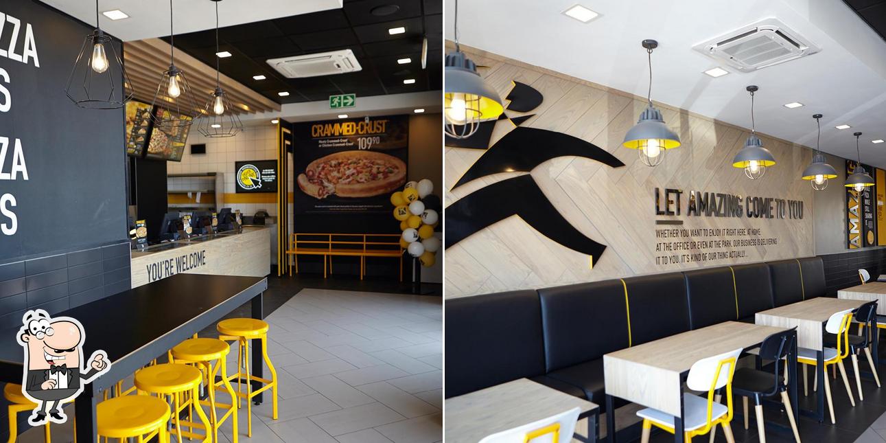 The interior of Debonairs Pizza