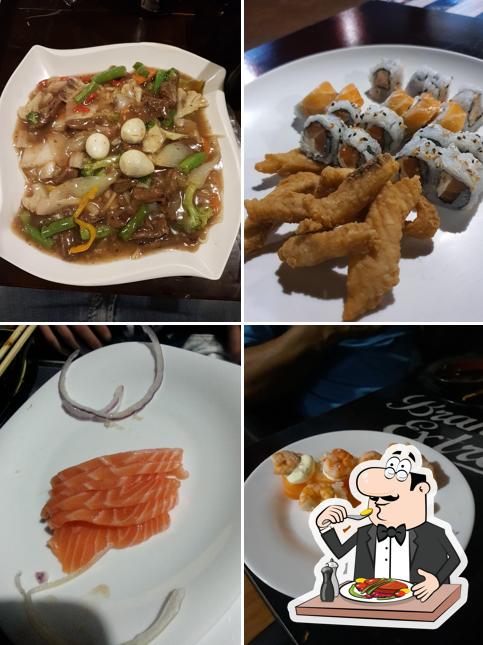 Comida em Oshent Sushi