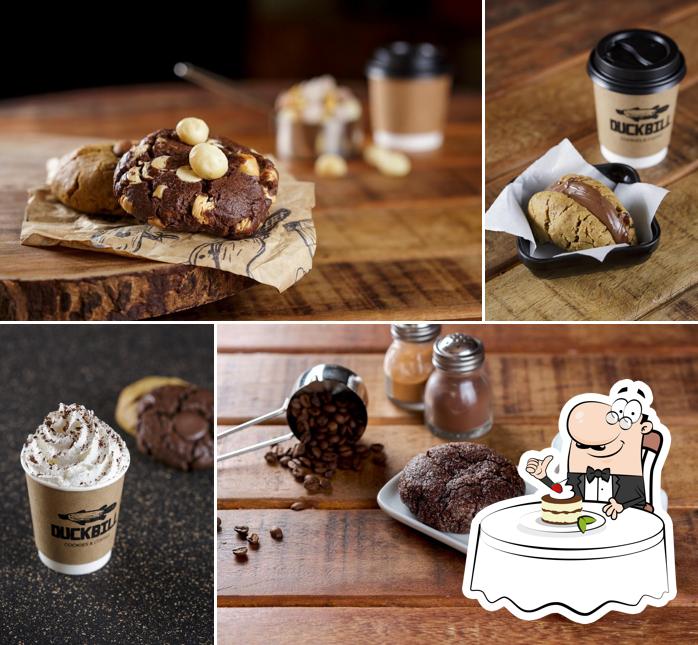 Cafeteria DuckBill Cookies And Coffee