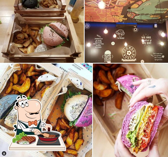Scegli i piatti di carne a Flower Burger