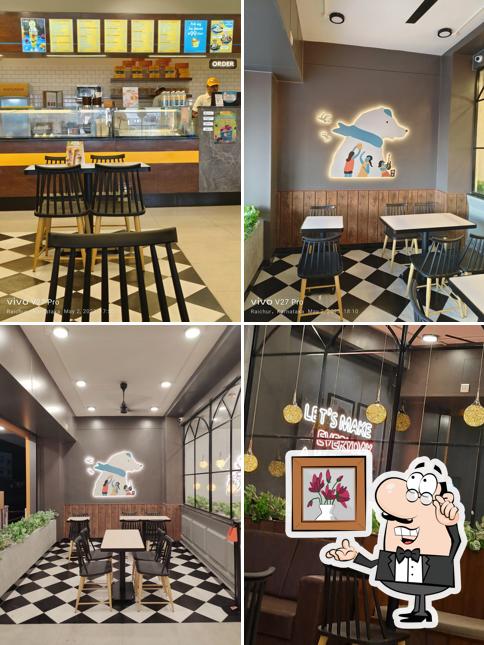 The interior of Polar Bear Ice Cream Parlour Sundaes - Raichur