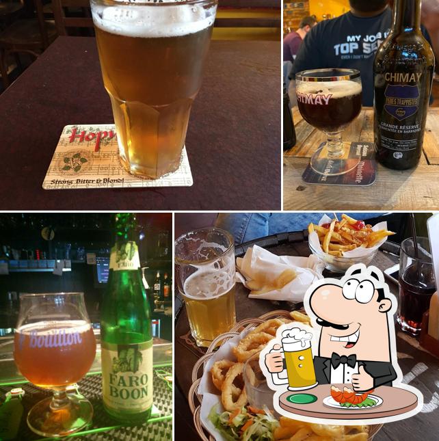 Pub y bar Le Bouillon Belge, Paris, 6 Rue Planchat Carta del