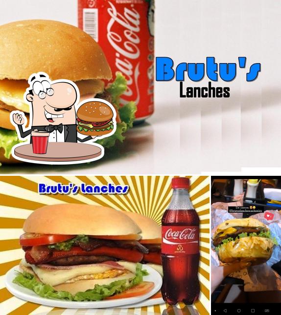 Experimente um hambúrguer no Brutus Lanches