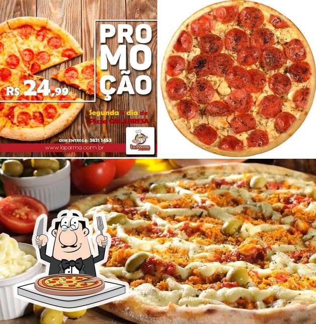 Escolha pizza no La Parma Pizzas Pré-assadas