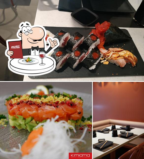 Dai un’occhiata alla foto che mostra la cibo e interni di Sushi and Soba Kimiama