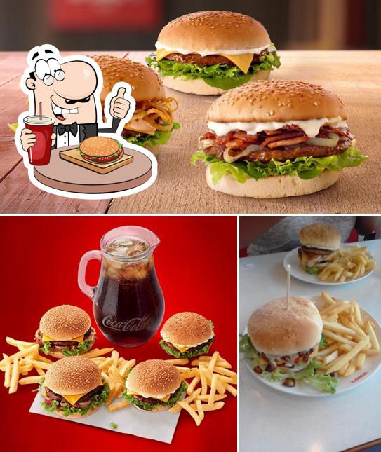 Try out a burger at Wimpy