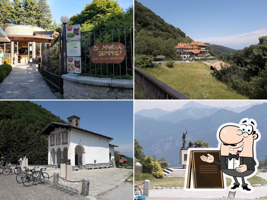 Goditi la vista dall'area esterna di Chiosco Ghisallo