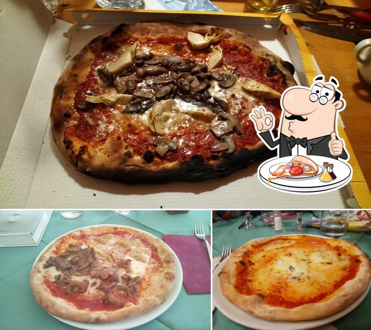 A Ristorante Pizzeria La Roda, puoi assaggiare una bella pizza