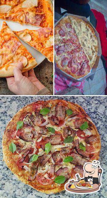 Peça diferentes estilos de pizza
