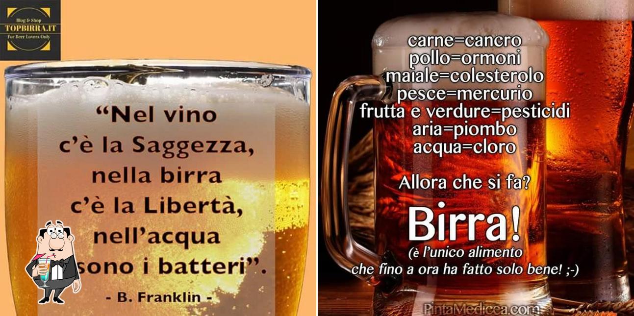 Prenditi un drink dal menu