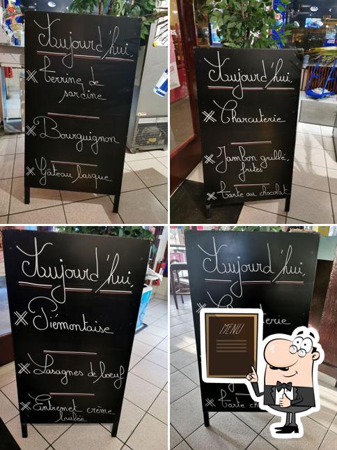 Découvrez le menu du jour sur le tableau