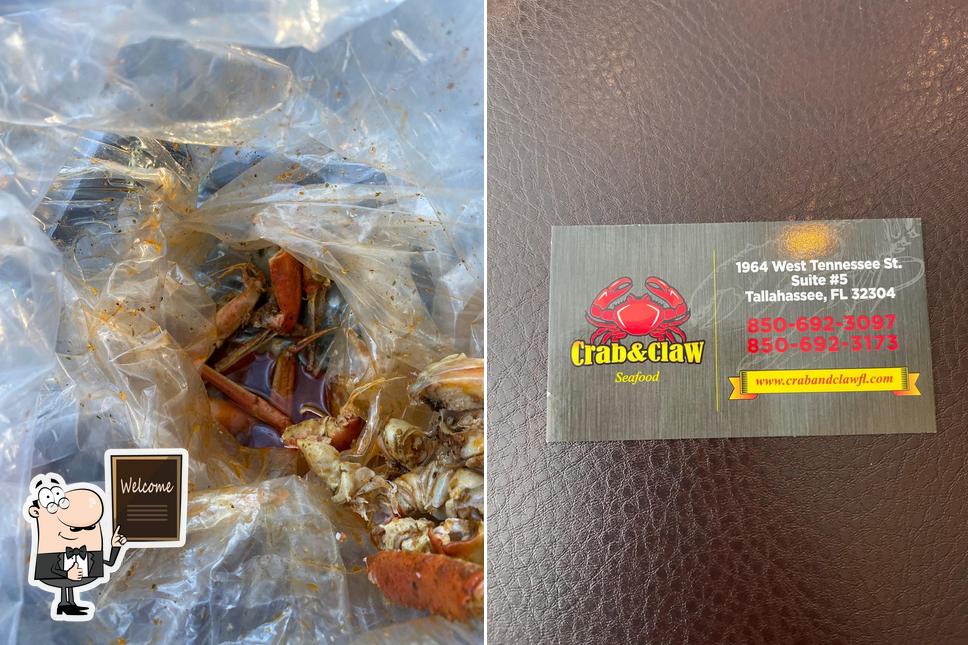 Crab & Claw seafood in Tallahassee Restaurant menu and reviews