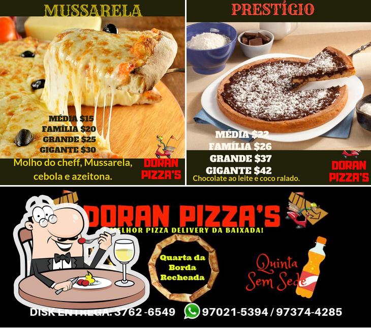 Comida em Doran Pizzas