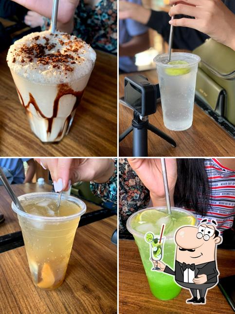 Enjoy a beverage at ERMA Cafe