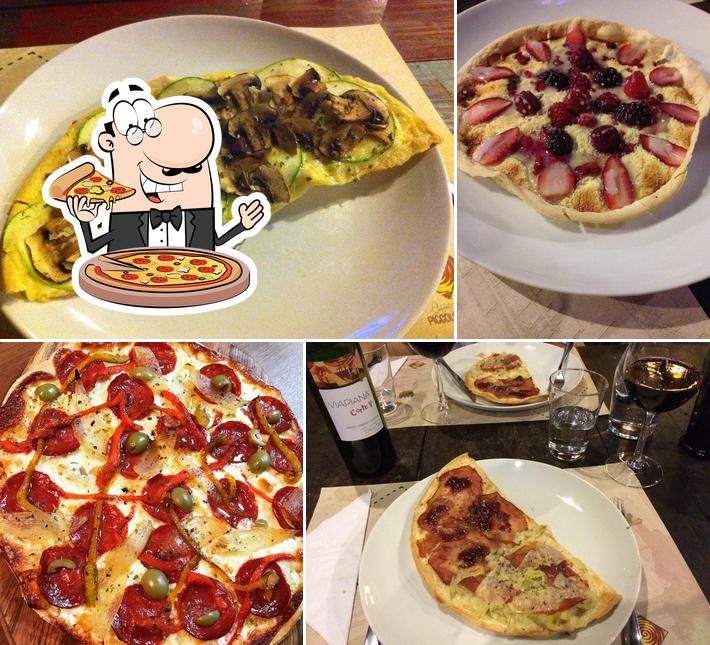 Peça pizza no Piccolo Spazio Pizzaria