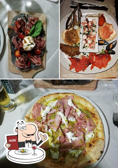 Еда в "Ristorante Pizzeria Delle Palme"