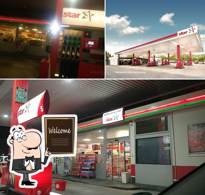 Here's a photo of star Tankstelle