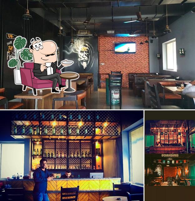 The interior of Hotel Shahi Bar