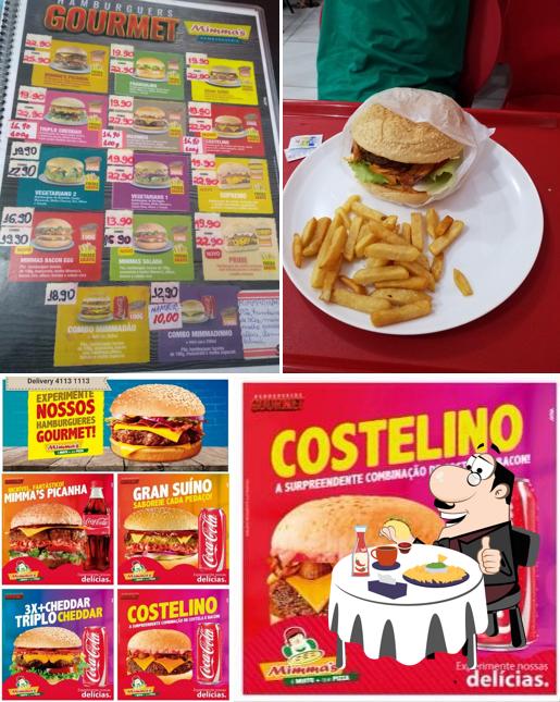 Peça um hambúrguer no Mimmas Fast Food Sete Lagoas