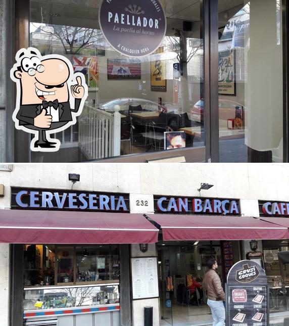 Look at this pic of Cafetería Can Barça