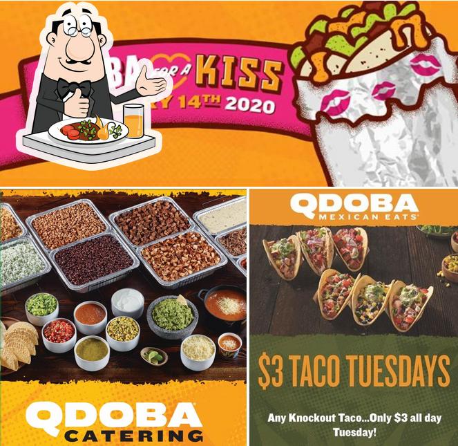 Nourriture à Qdoba