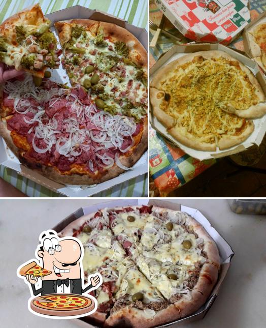 Experimente pizza no Pizzaria Magal