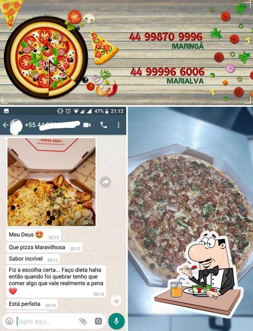 Comida em Master Pizza Marialva