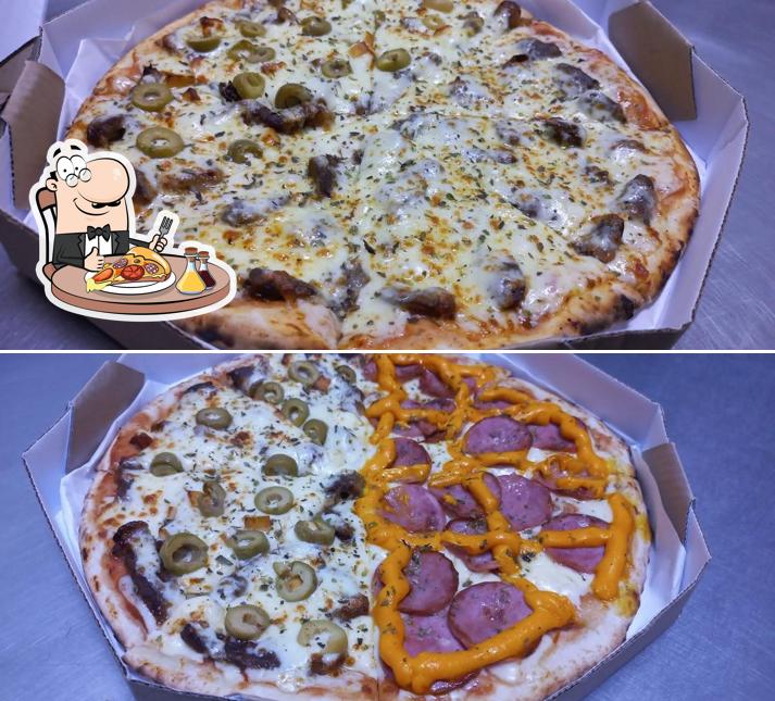 Escolha pizza no Pizzaria Forno & Pizza