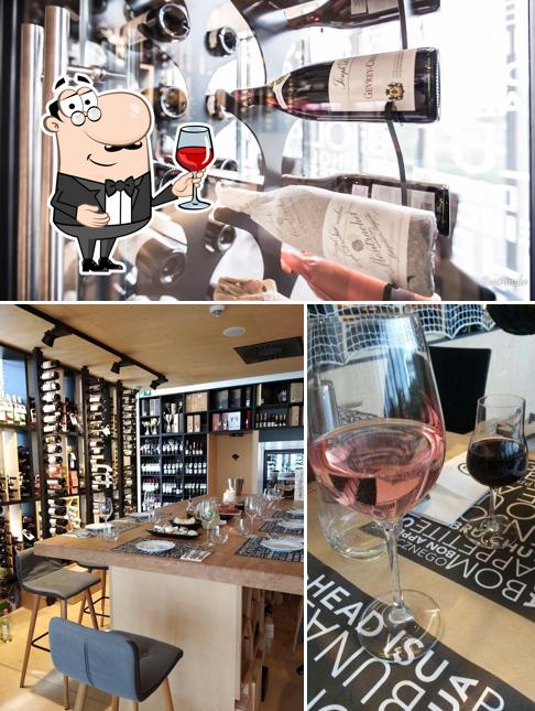 It’s nice to savour a glass of wine at Portofino wine bar & pasta