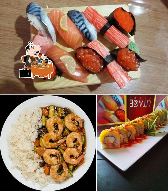 Try out seafood at Sushi Utage