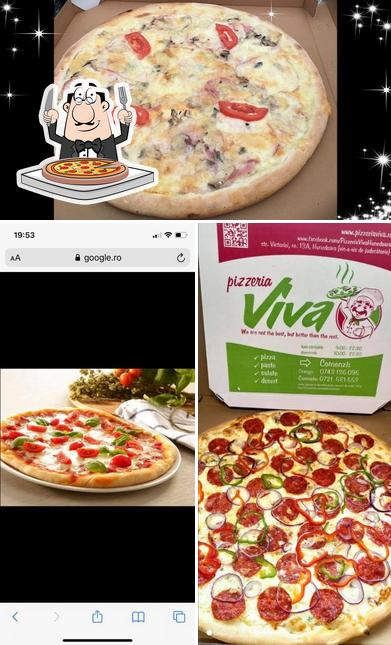 Essayez des pizzas à Viva