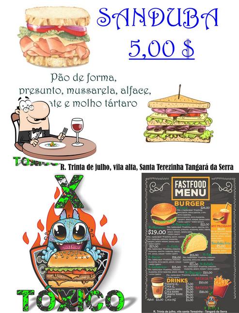 Comida em Xiz Toxico