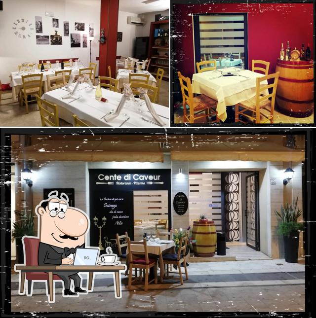 L'intérieur de Ristorante pizzeria Conte di Cavour