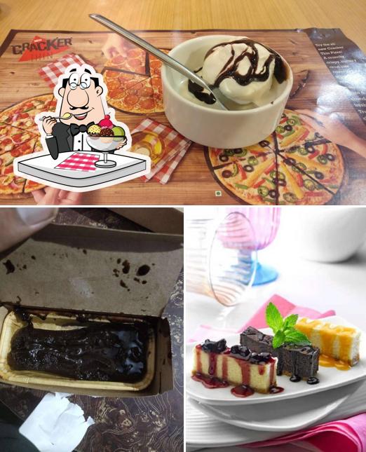 Pizza Hut offers a selection of sweet dishes