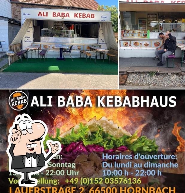 La photo de la intérieur et nourriture concernant Ali Baba döner kebab