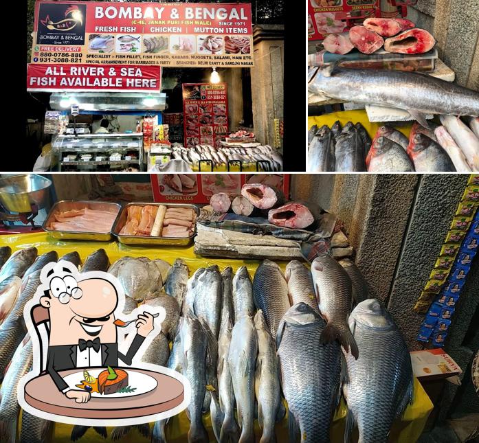 Bombay and Bengal fish chicken mutton shop provides a menu for fish dish lovers